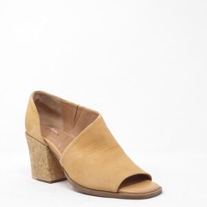 SAVA x SoftWalk Bentley D'Orsay Sandals Block Heel Peep Toe Size 39 / 8.5-9